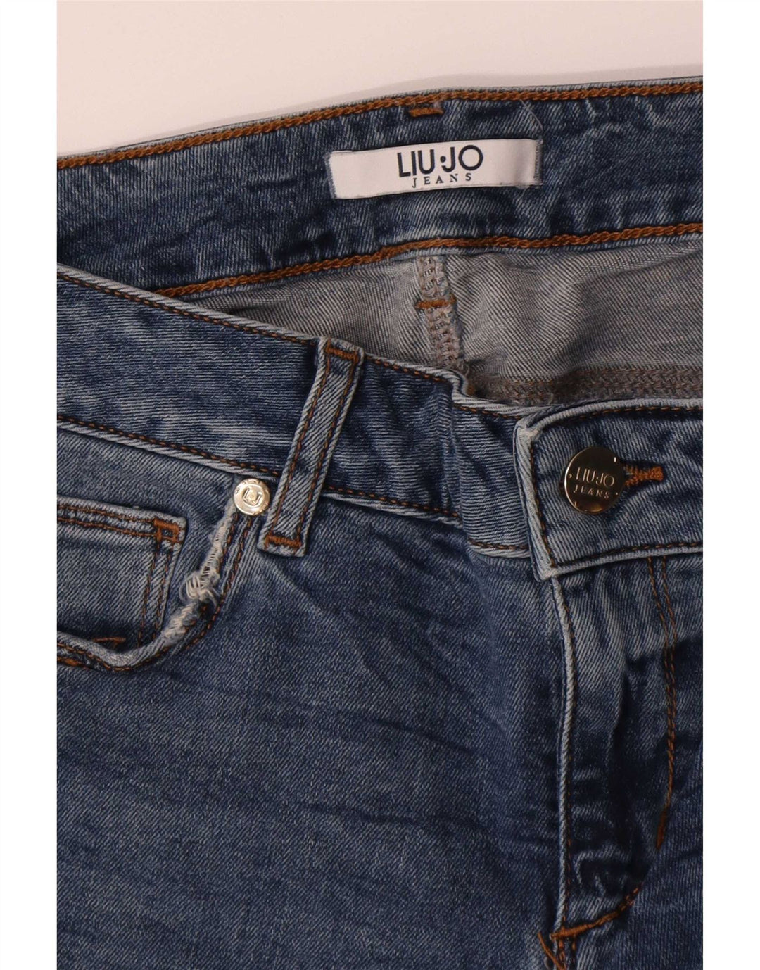 Liu Jo Dame Flared Jeans W28 L35 Blå