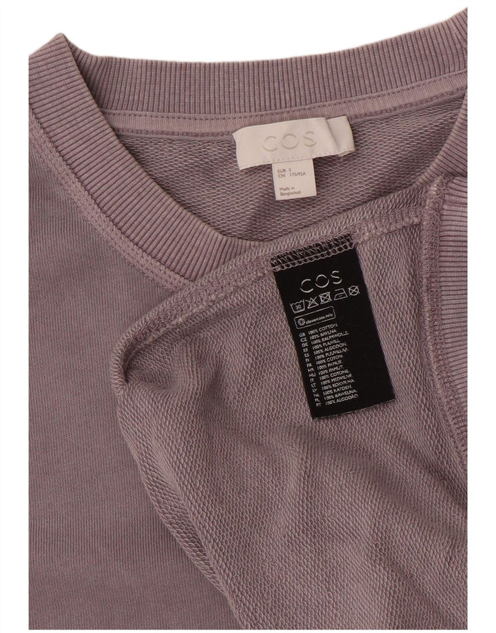 Cos Herre Sweatshirt Jumper Lille Lilla Bomuld