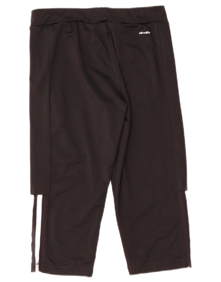 Adidas drenge Climalite Capri træningsdragt bukser 13-14 år sort polyester