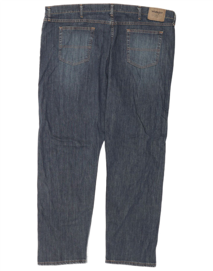 Wrangler Straight Jeans til mænd W46 L32 blå bomuld