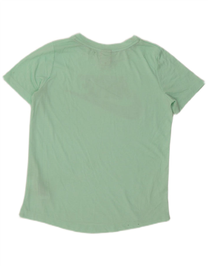 Nike Grafisk T-Shirt Top UK 10 Lille grøn polyester