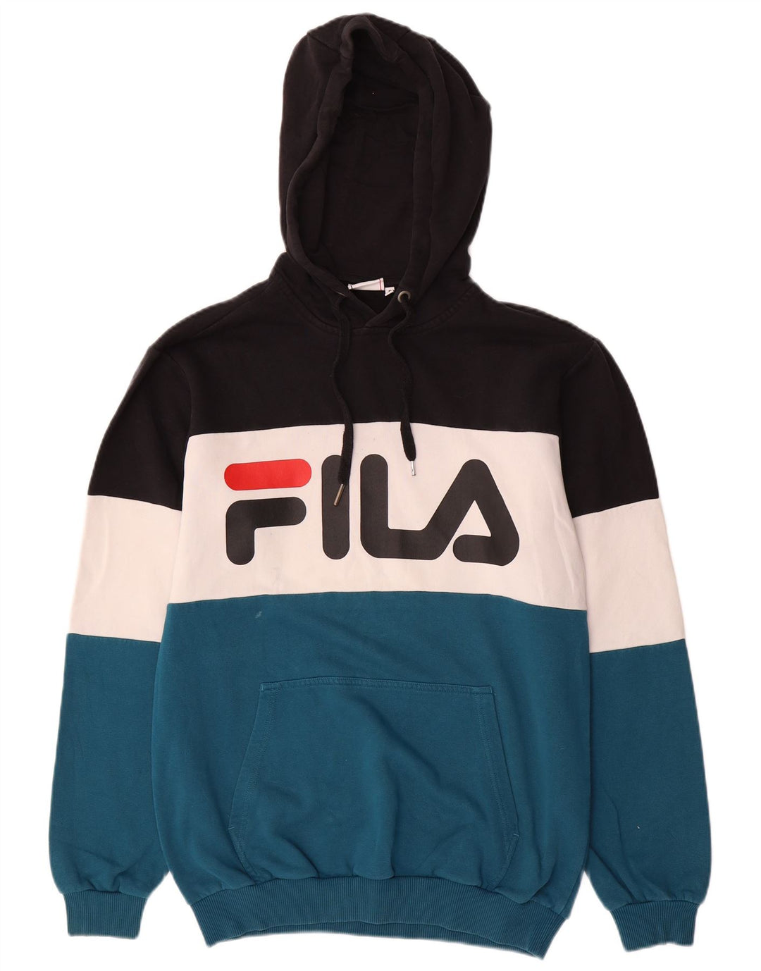 Fila Hættetrøje til mænd Lille flerfarvet Colourblock Bomuld
