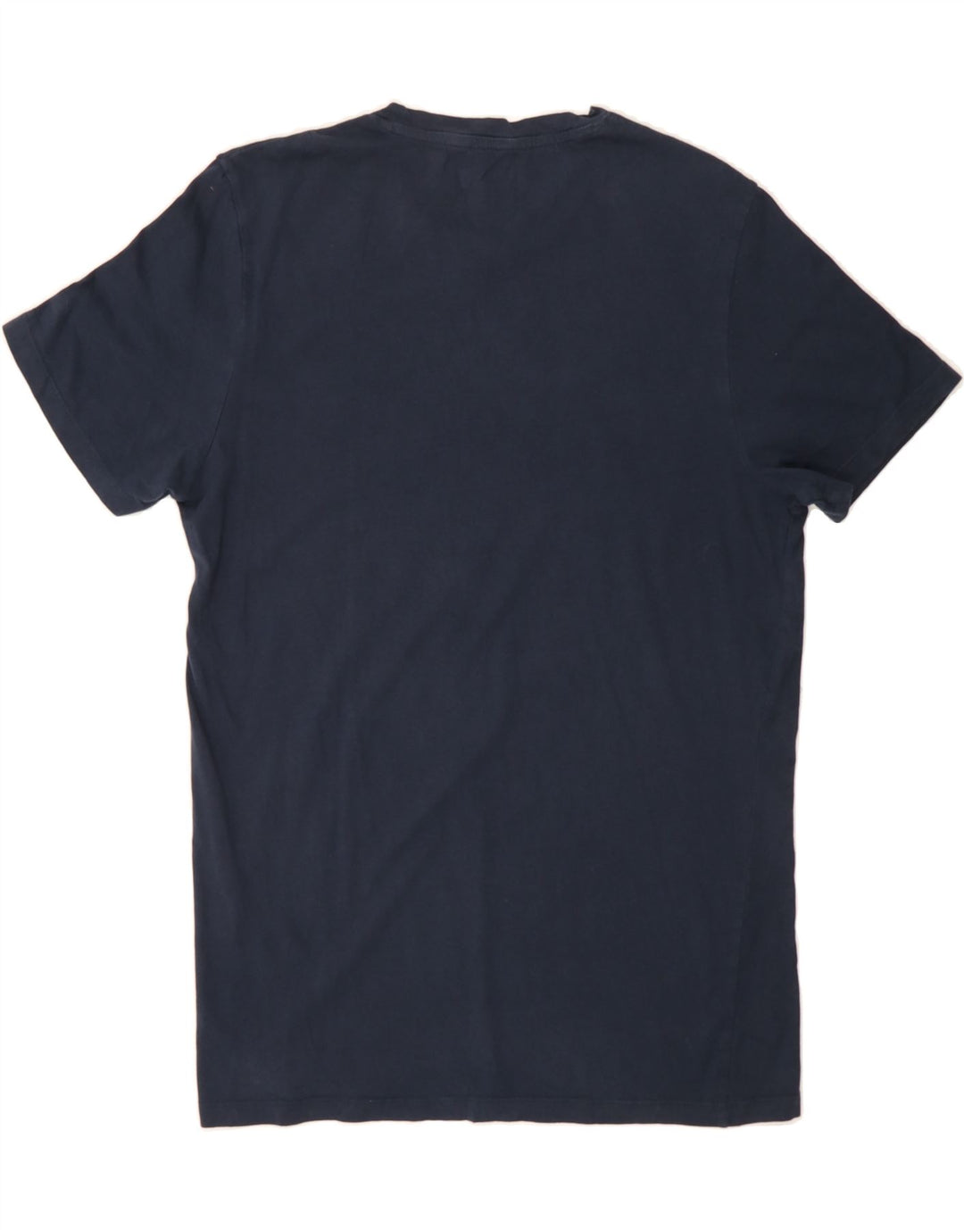 JACK & JONES Mens Graphic T-Shirt Top Medium Navy Blue Cotton Vintage Jack & Jones and Second-Hand Jack & Jones from Messina Hembry 