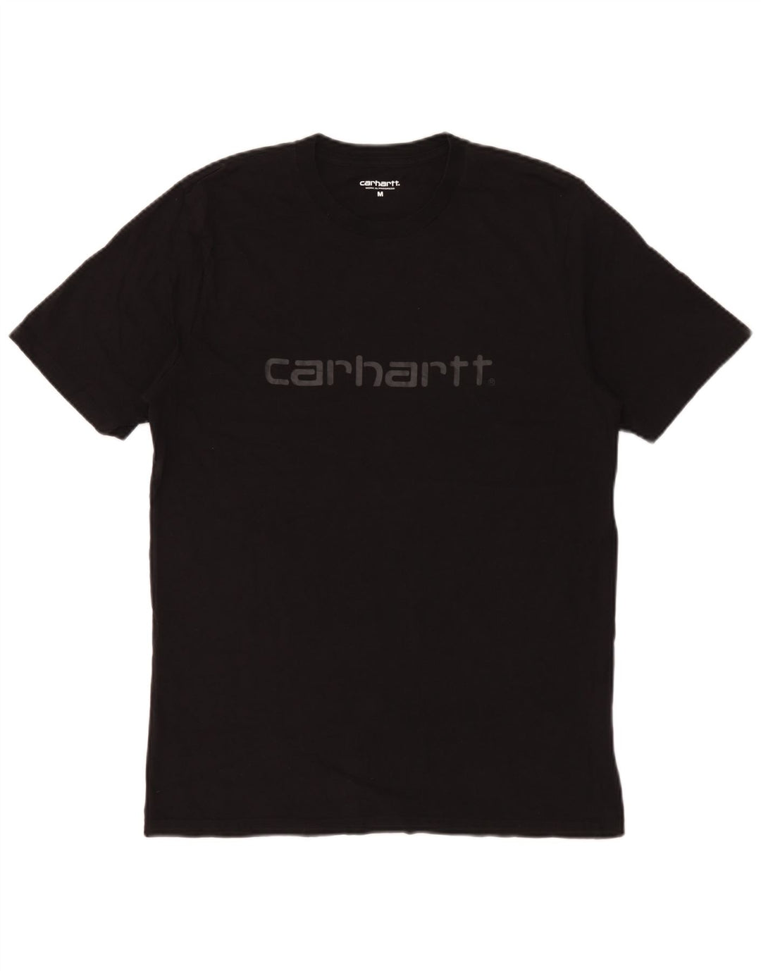 Carhartt Herre grafisk T-shirt Top Medium Sort Bomuld
