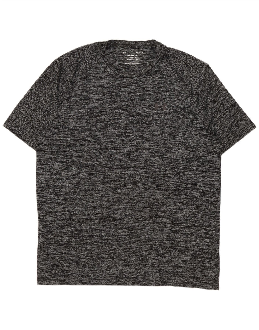UNDER ARMOUR Herre T-Shirt Top Stor Grå Flecked