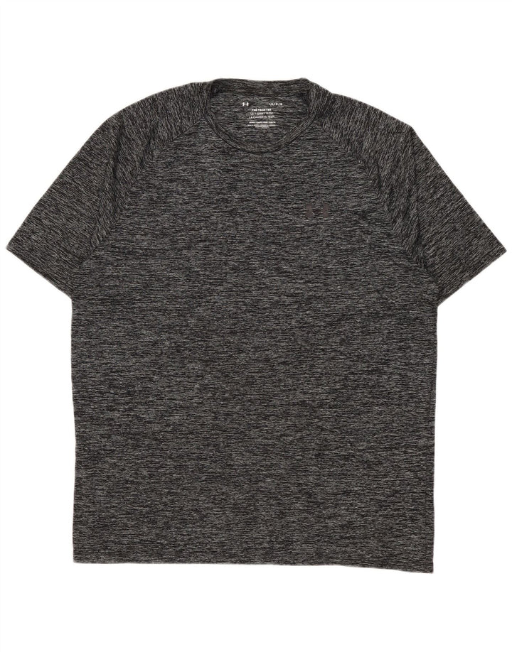 UNDER ARMOUR Herre T-Shirt Top Stor Grå Flecked