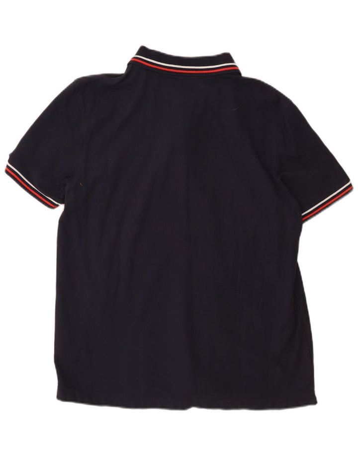 Lotto Herre Polo Shirt Medium Navy Blue Bomuld