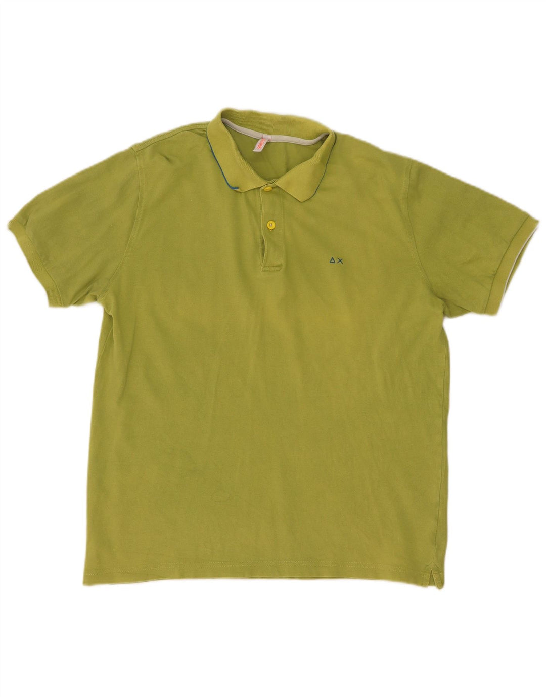 Sun68 Herre poloshirt Stor grøn bomuld