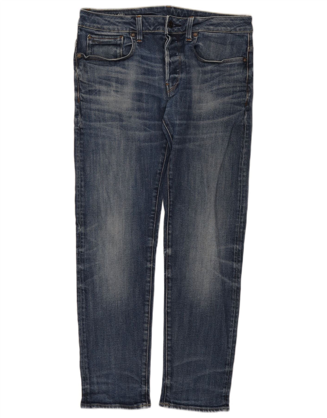 G-Star Dame Slim Jeans W30 L27 Blå Bomuld
