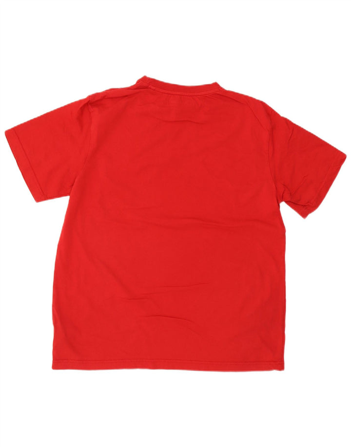 Berghaus Herre Grafisk T-Shirt Top Stor Rød Bomuld