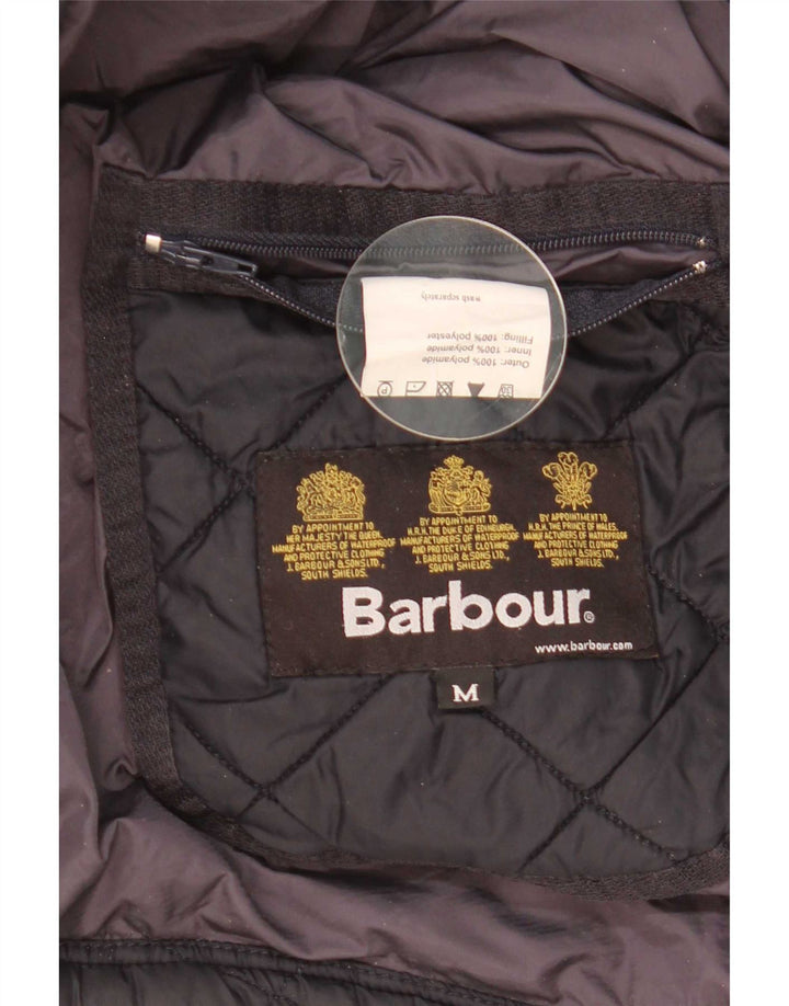 Barbour Herre quiltet jakke UK 38 Mellem marineblå polyamid