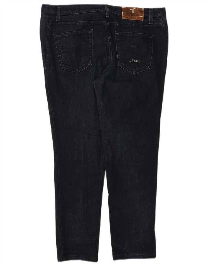 Trussardi Womens Cropped Jeans W29 L25 Marineblå Bomuld