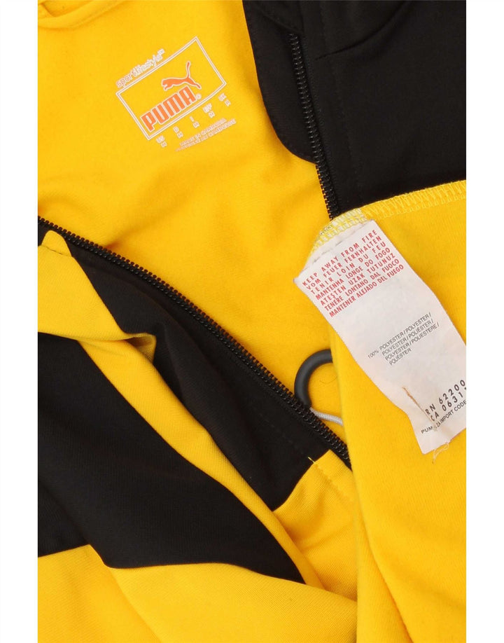 Puma Træningsdragt til mænd Topjakke Medium Gul Colourblock Polyester