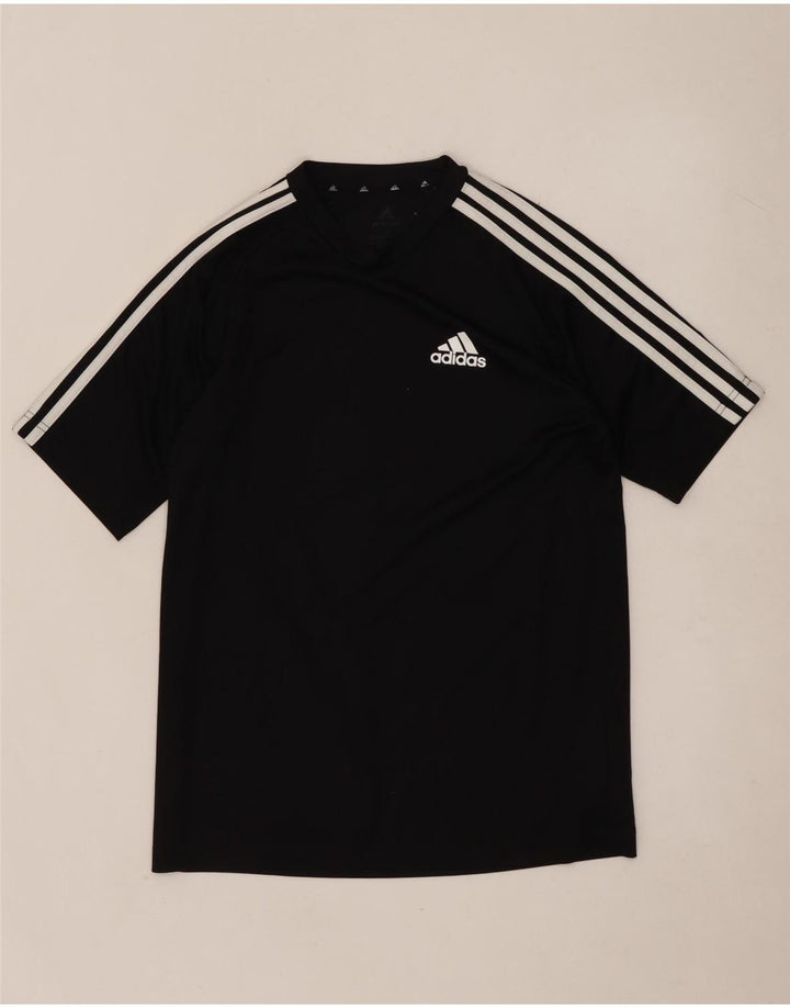 ADIDAS Aeroready T-shirt top til mænd, lille sort polyester
