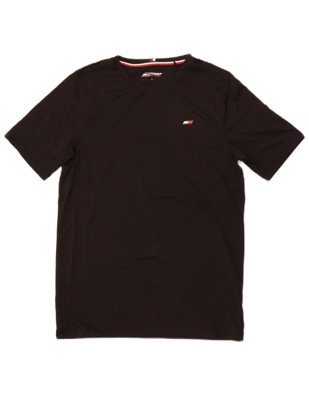 TOMMY HILFIGER Herre T-shirt Top Lille sort polyester
