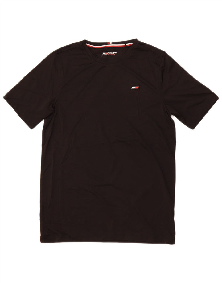 TOMMY HILFIGER Herre T-shirt Top Lille sort polyester