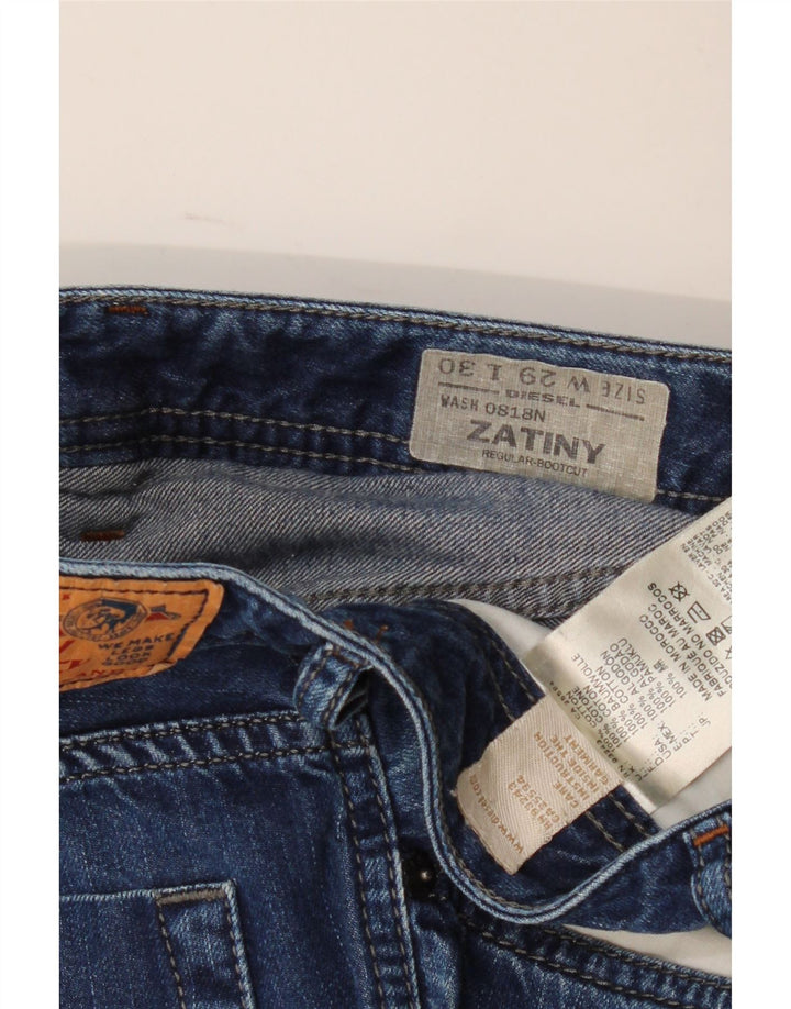 Diesel Dame Zatiny Regular Bootcut Jeans W29 L30 Marineblå Bomuld
