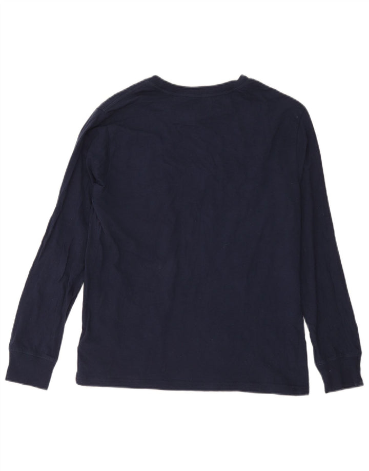 Ralph Lauren drengetop langærmet 14-15 år stor marineblå bomuld