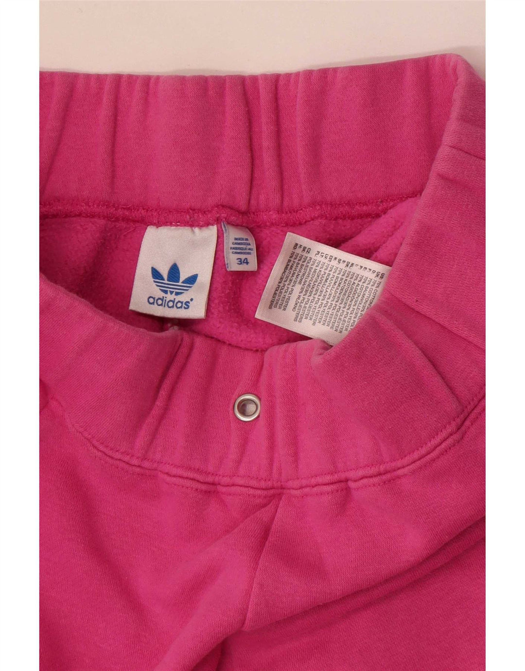 Adidas Træningsdragtsbukser til kvinder EU 34 Small Pink Bomuld