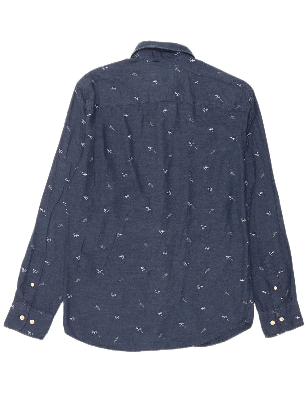Jack & Jones Herre grafisk skjorte lille marineblå bomuld