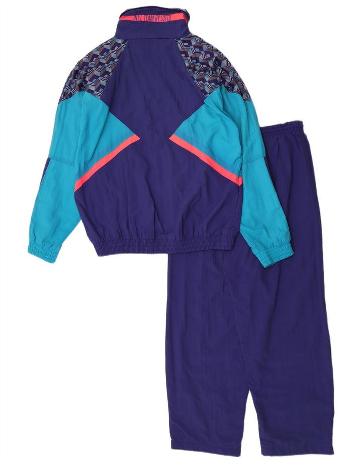 Lotto Herre fuld træningsdragt Medium Blue Colourblock Nylon
