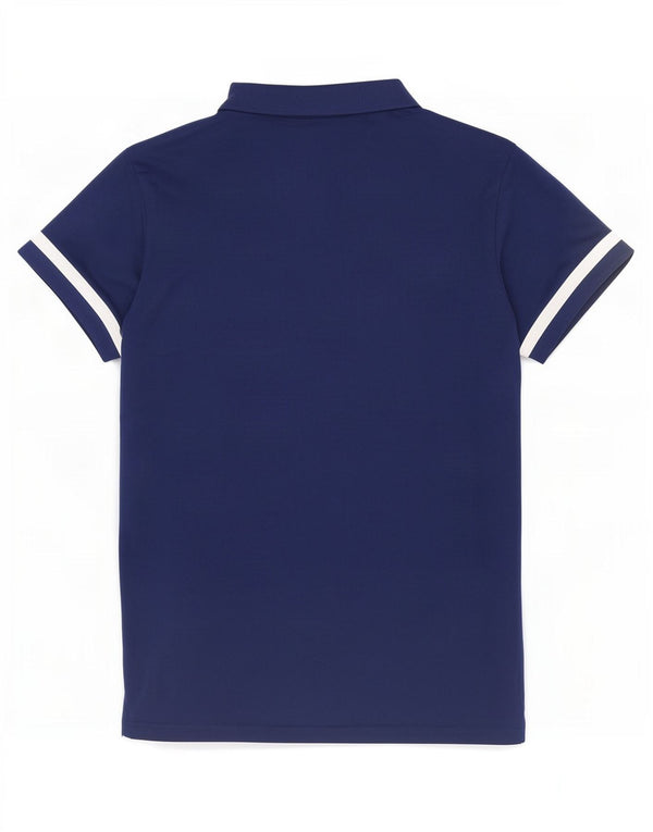 Adidas Dame Lang Polo Shirt UK 24/26 2XL Navy Blue Polyester