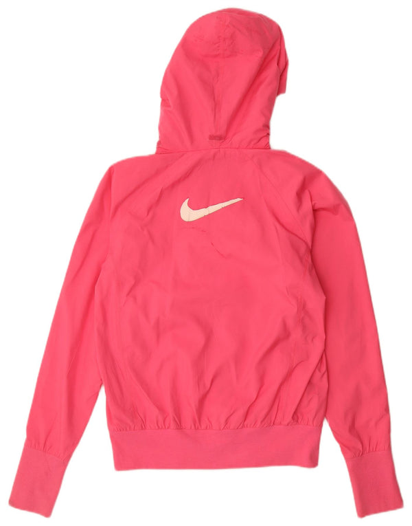 Nike grafisk træningsdragt med hætte til kvinder, jakke UK 8/10 Small Pink