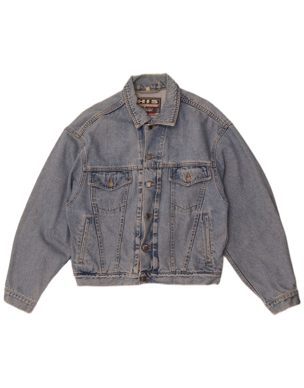 Henry I Siegel H.I.S Denimjakke til mænd UK 38 Medium Blue Cotton