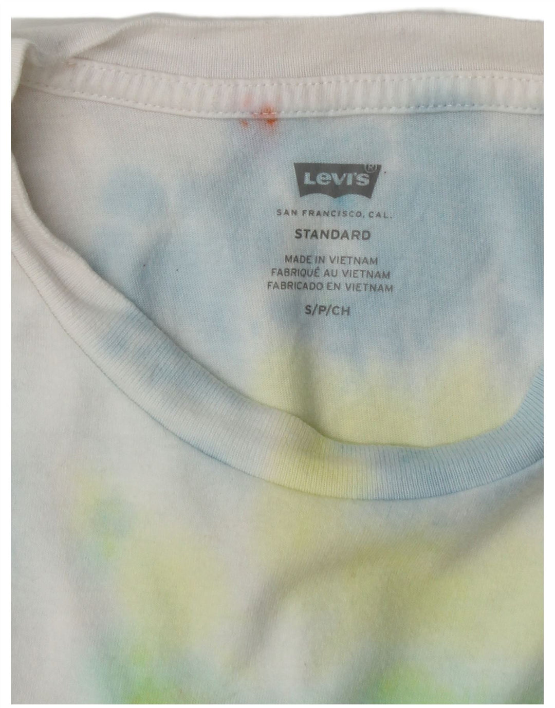 Levi's Herre Standard grafisk T-shirt Top Lille flerfarvet Tie Dye Bomuld