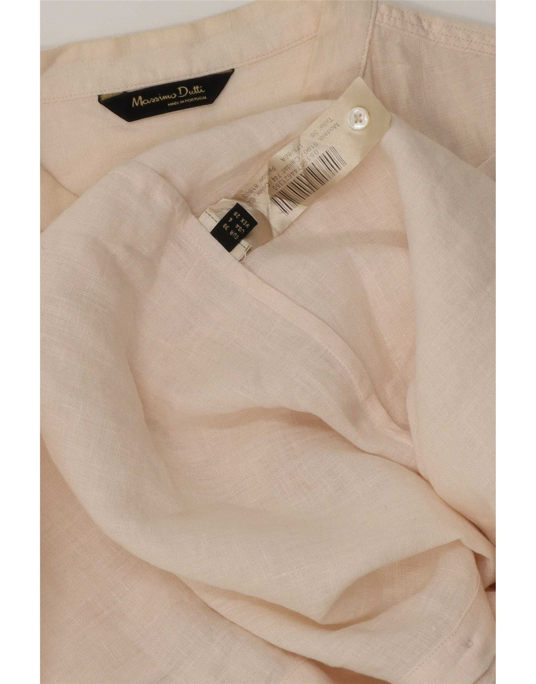 Massimo Dutti Dame Overshirt Shirt EU 38 Small Beige