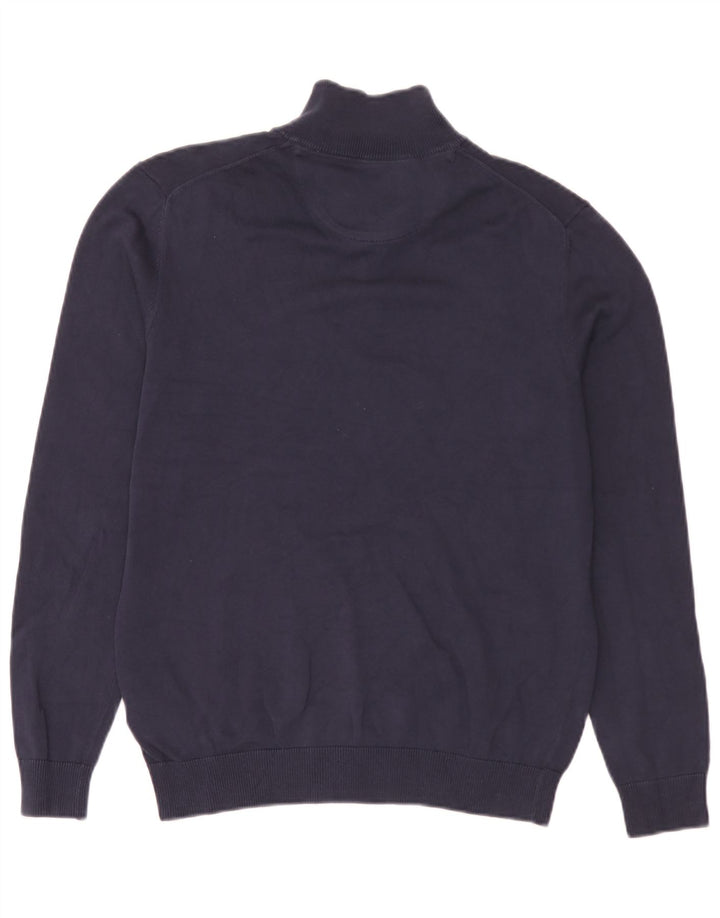Timberland Herre lynlås-hals sweater lille marineblå bomuld