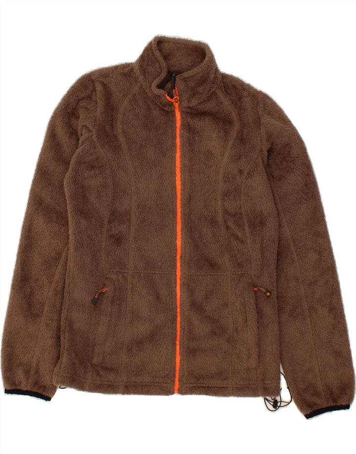 IGUANA Womens Fleece Jacket EU 38 Medium Brown Polyester Vintage Iguana and Second-Hand Iguana from Messina Hembry 