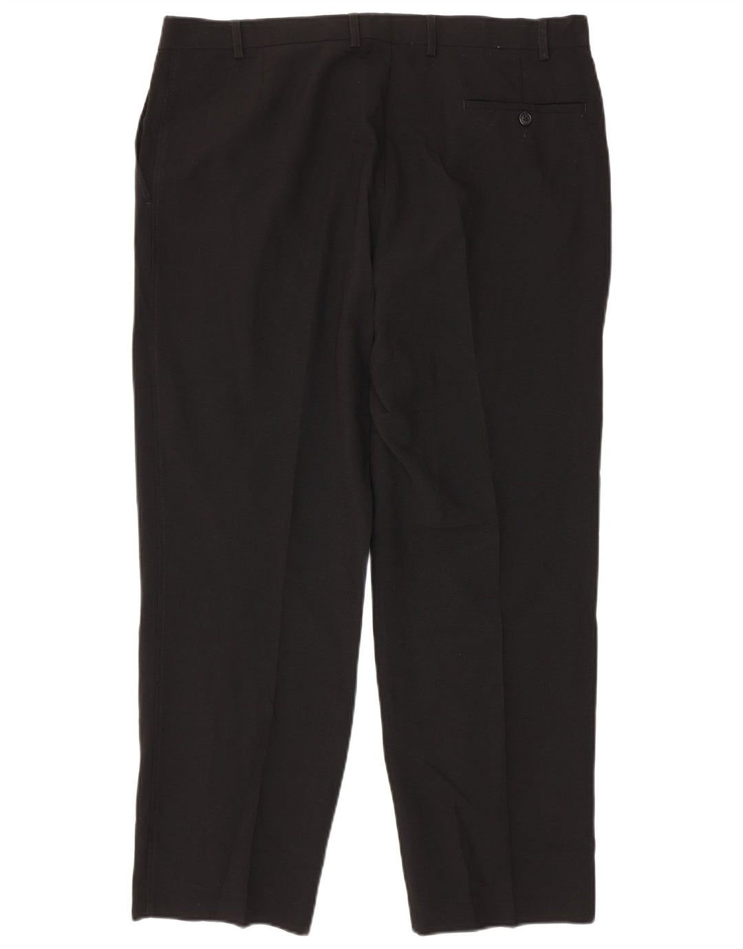 Marks & Spencer Straight Chino-bukser til mænd W38 L29 Sort polyester