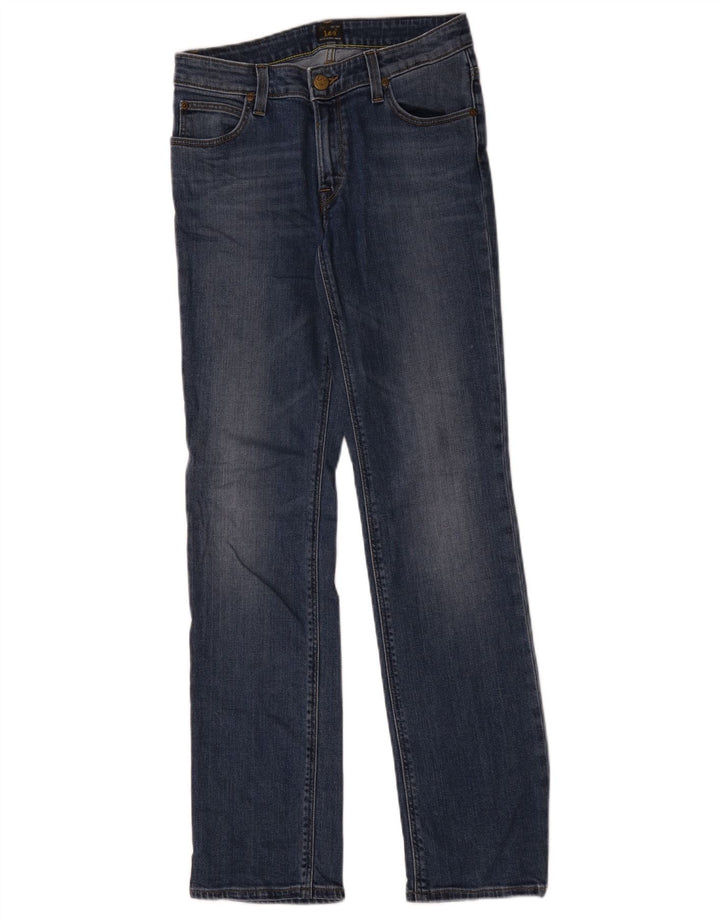 Lee Dame Marion Straight Jeans W26 L31 Blå Bomuld