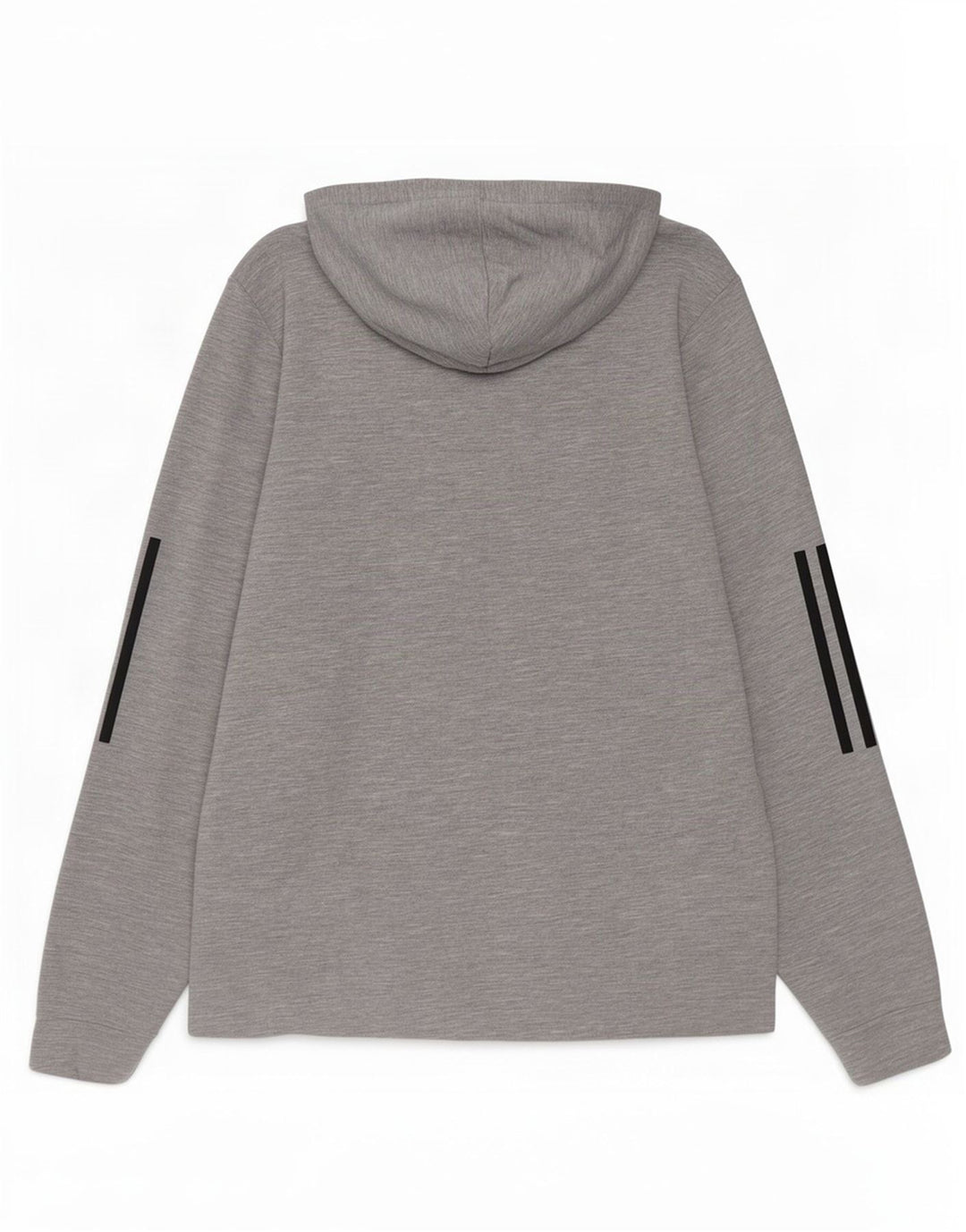 Adidas Grafisk hættetrøje til mænd, lille grå polyester