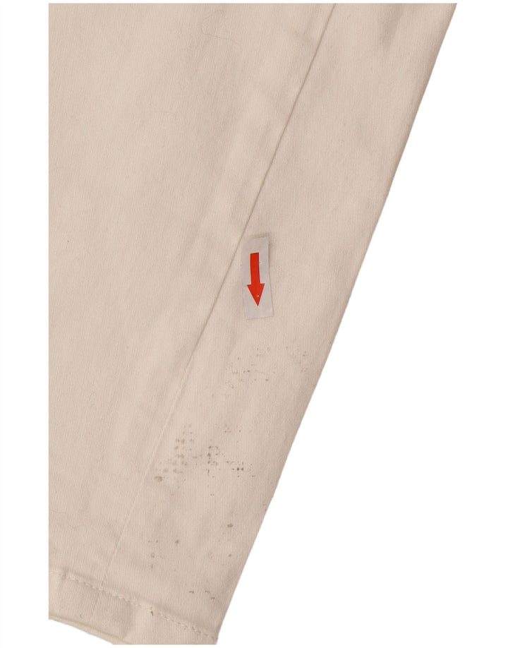 Calvin Klein Dame Straight Jeans US 10 Medium W30 L26 Hvid Bomuld