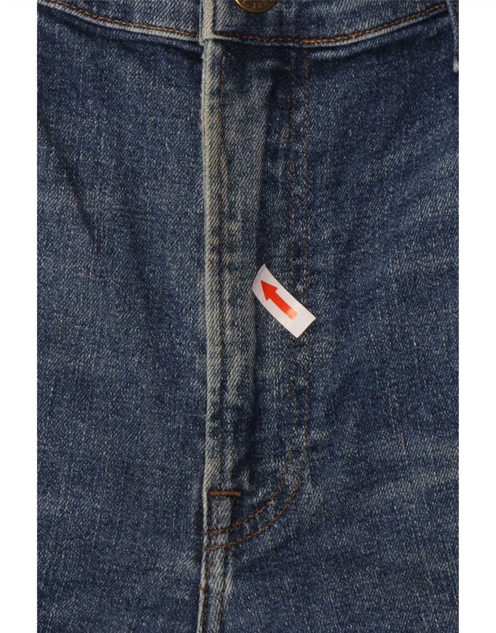 Lee Mens Rider Cropped Jeans W38 L34 blå bomuld