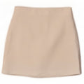 Zara Dame Mini-nederdel XS W24 Hvid