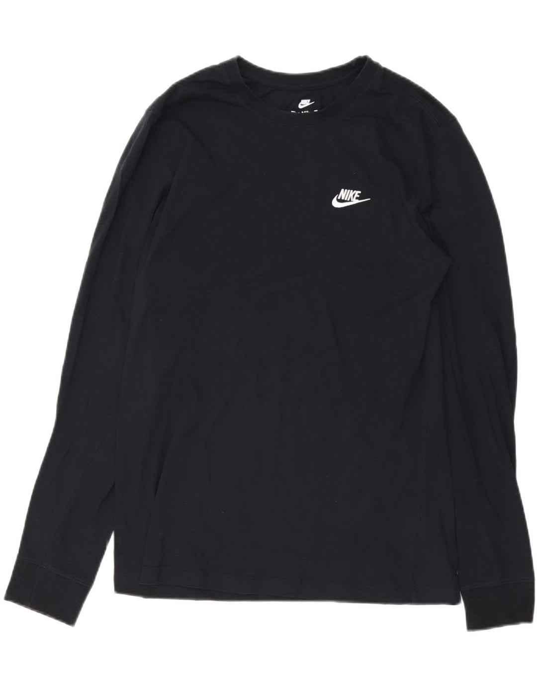 Nike Herre Top Langærmet Medium Sort Bomuld