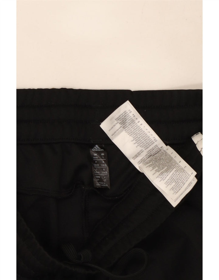 ADIDAS træningsdragtsbukser til kvinder UK 8/10 Small Black Polyester