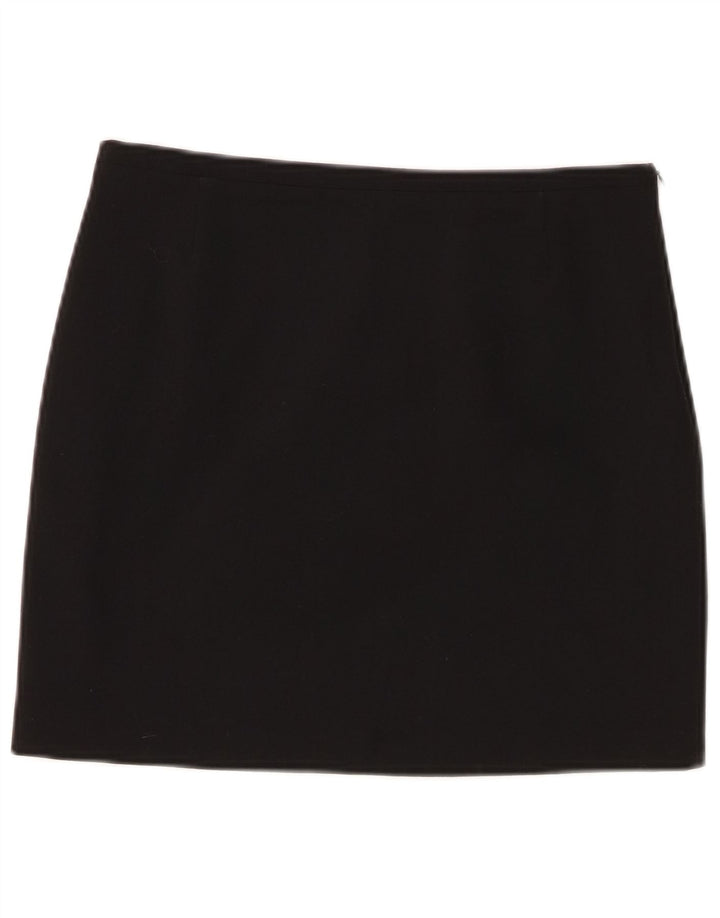 Pinko Dame Mini Nederdel UK 12 Medium W30 Sort Polyester