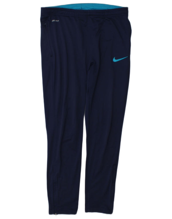 Nike Herre Dri Fit træningsdragt Bukser Medium Navy Blue Polyester