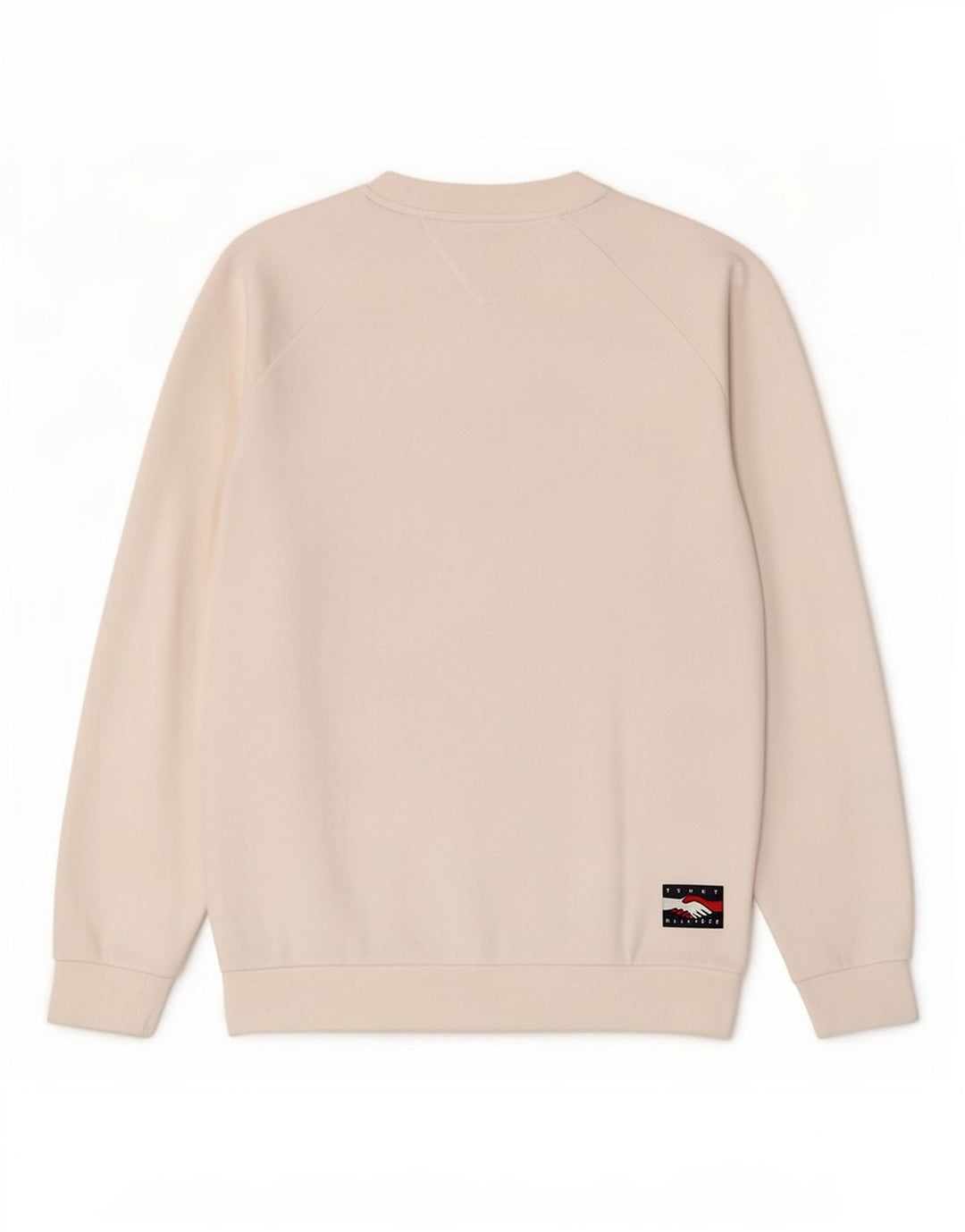 Tommy Hilfiger Herre Grafisk Sweatshirt Jumper Medium Hvid Bomuld