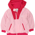 Adidas Regnjakke med hætte til piger 2-3 år Pink Colourblock Polyester