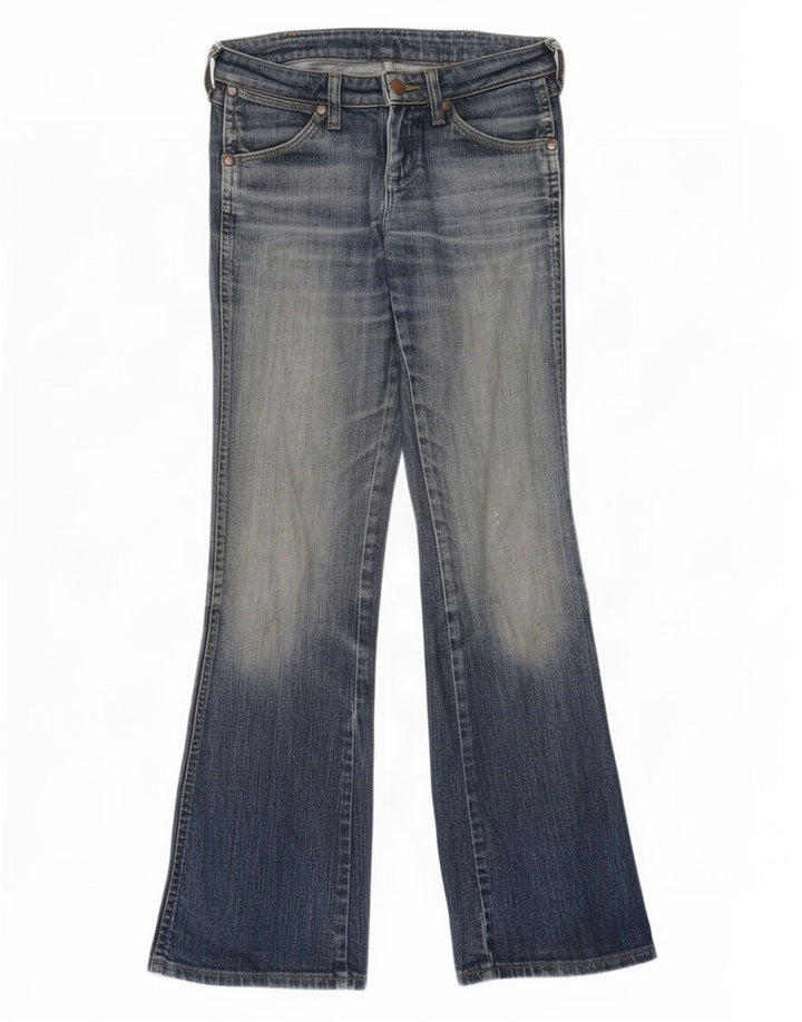 Wrangler Dame Eva Flared Jeans W27 L32 Blå Bomuld
