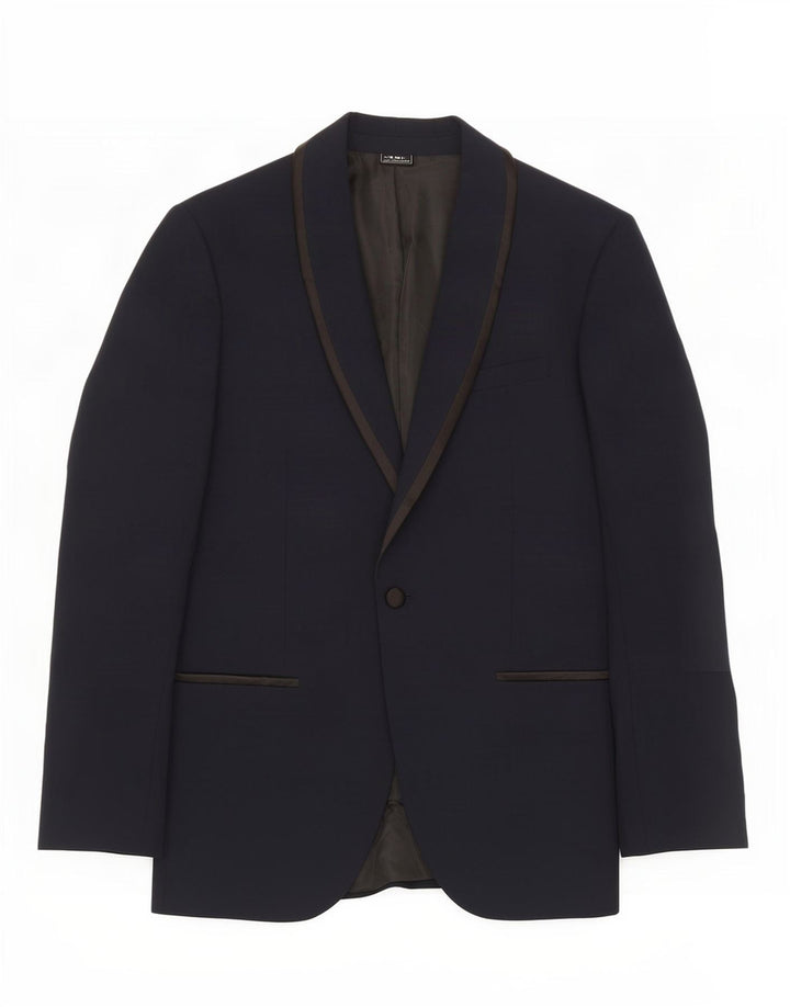 Marks & Spencer Herre 1-knap blazerjakke UK 40 Medium Navy Blue