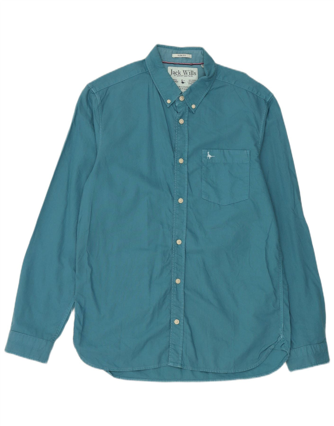 Jack Wills Herre Slim Fit skjorte Medium Blue