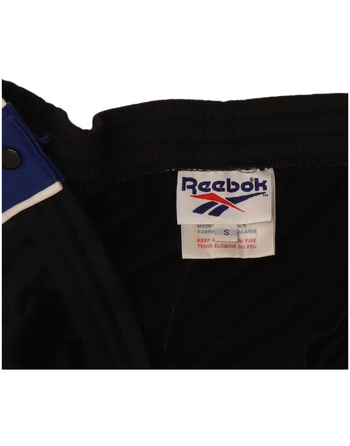 Reebok Træningsdragtsbukser til mænd Small Black Colourblock Polyester