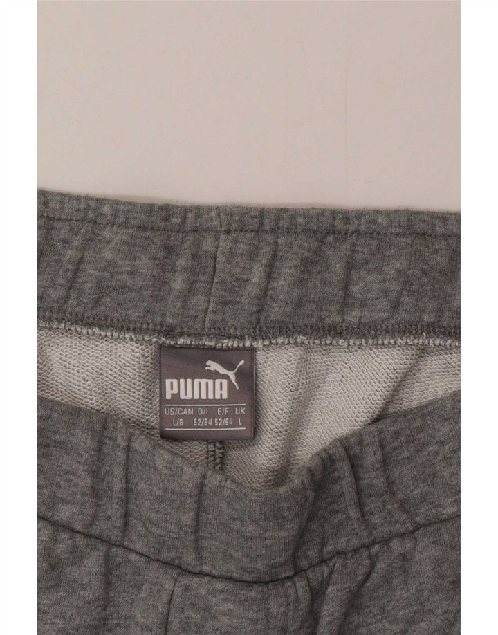 Puma Herre grafiske sportsshorts, store grå flækkede