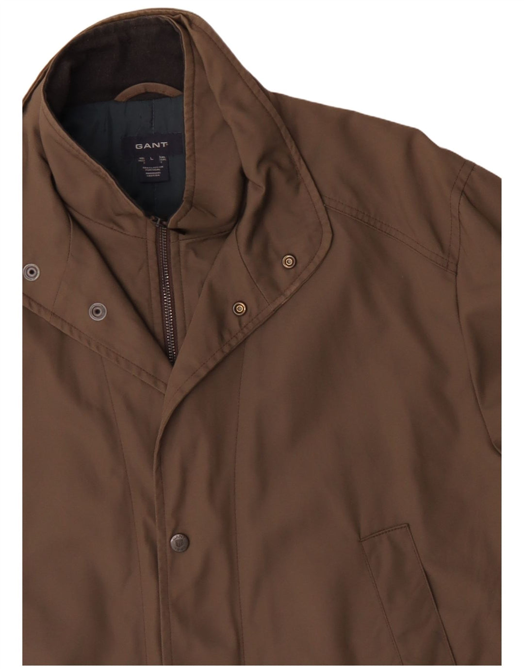 Gant Herre Utility Jacket UK 40 Large Brown Polyester